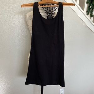 Shovana fitted dress with crochet detail